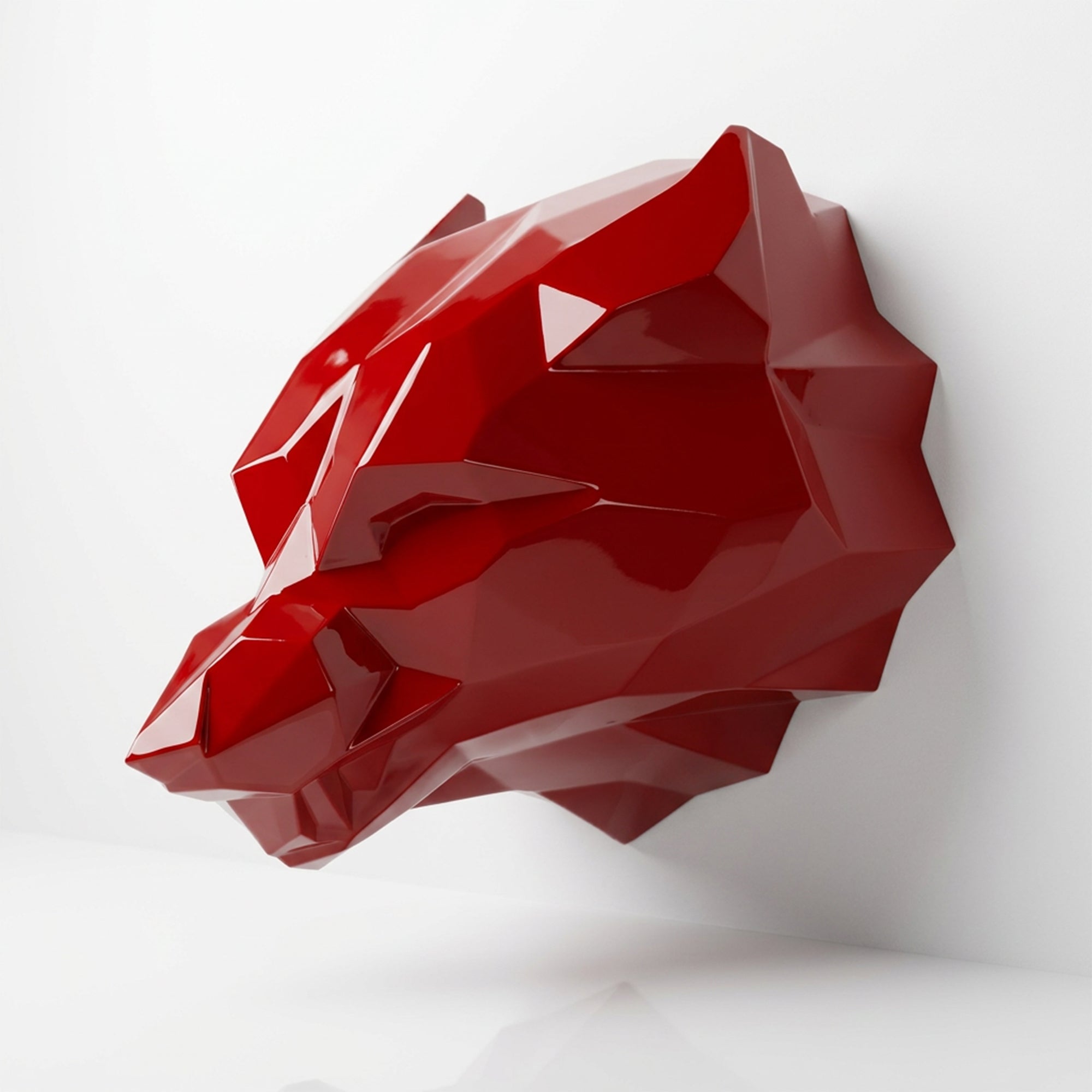 Sculpture Tête d’Ours Facettée - Sculpture Origami