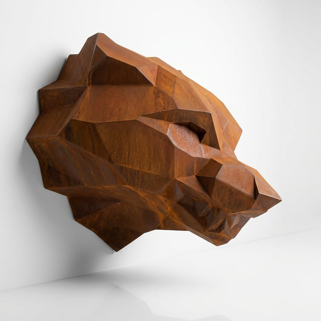 Sculpture Tête d’Ours Facettée - Sculpture Origami