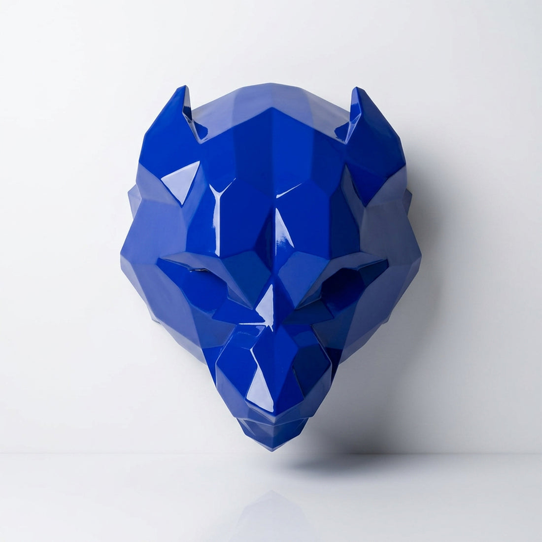 Sculpture Tête d’Ours Facettée - Sculpture Origami