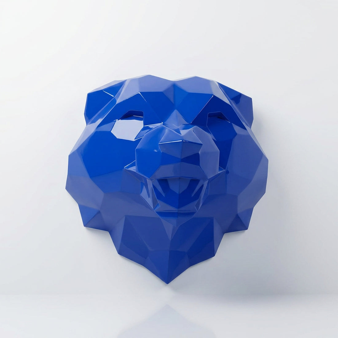 Sculpture Tête d’Ours Facettée - Sculpture Origami