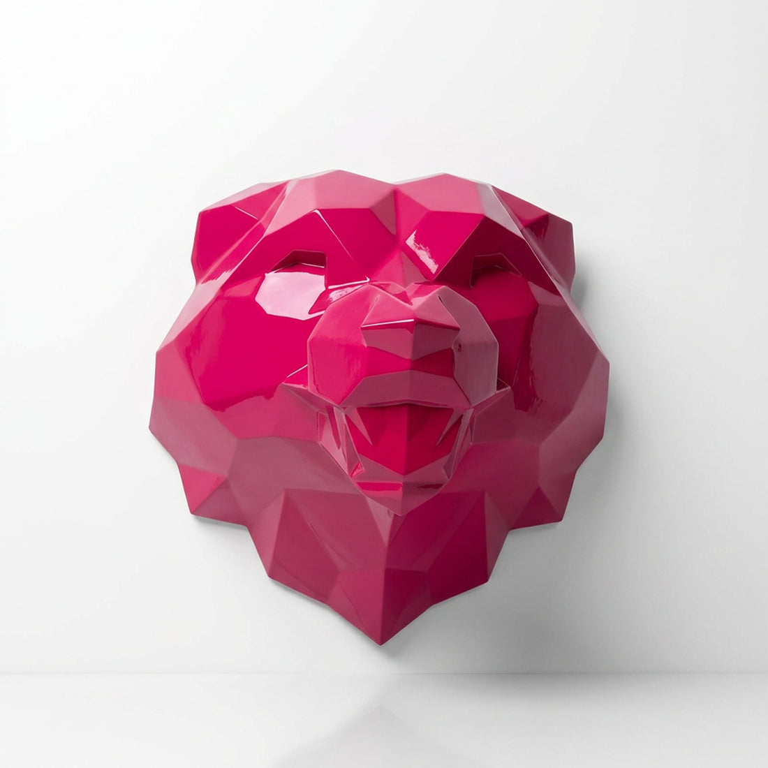 Sculpture Tête d’Ours Facettée - Sculpture Origami