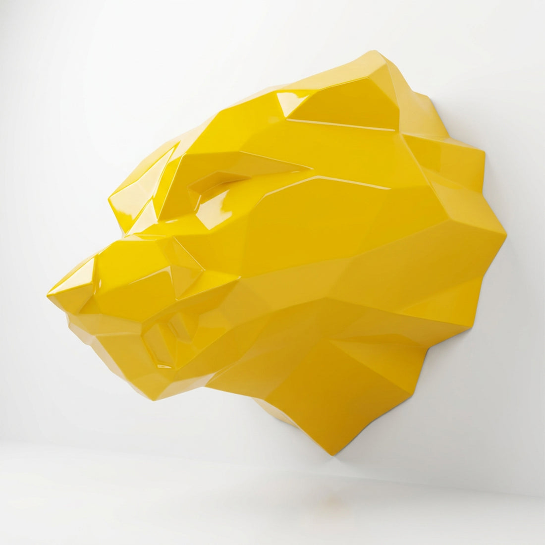Sculpture Tête d’Ours Facettée - Sculpture Origami