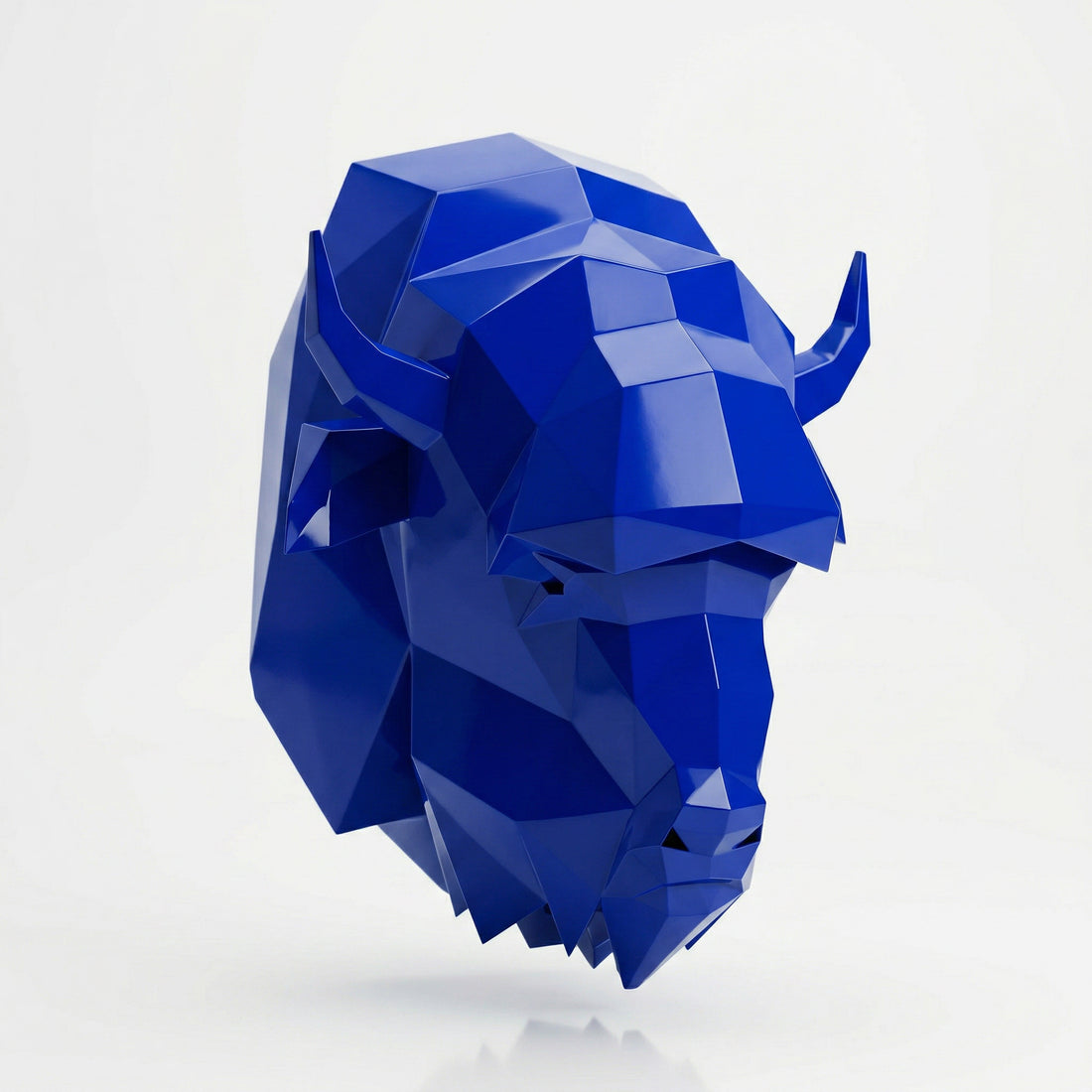Sculpture Tête de Bison en Origami - Sculpture Origami