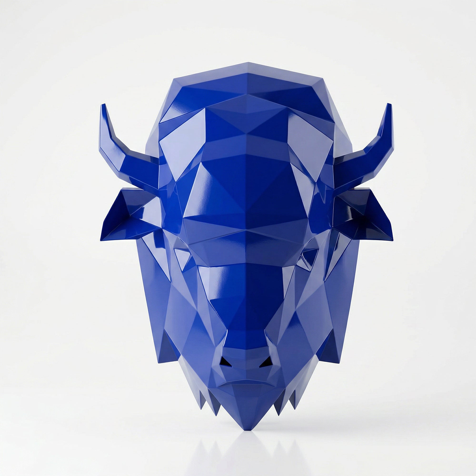 Sculpture Tête de Bison en Origami - Sculpture Origami