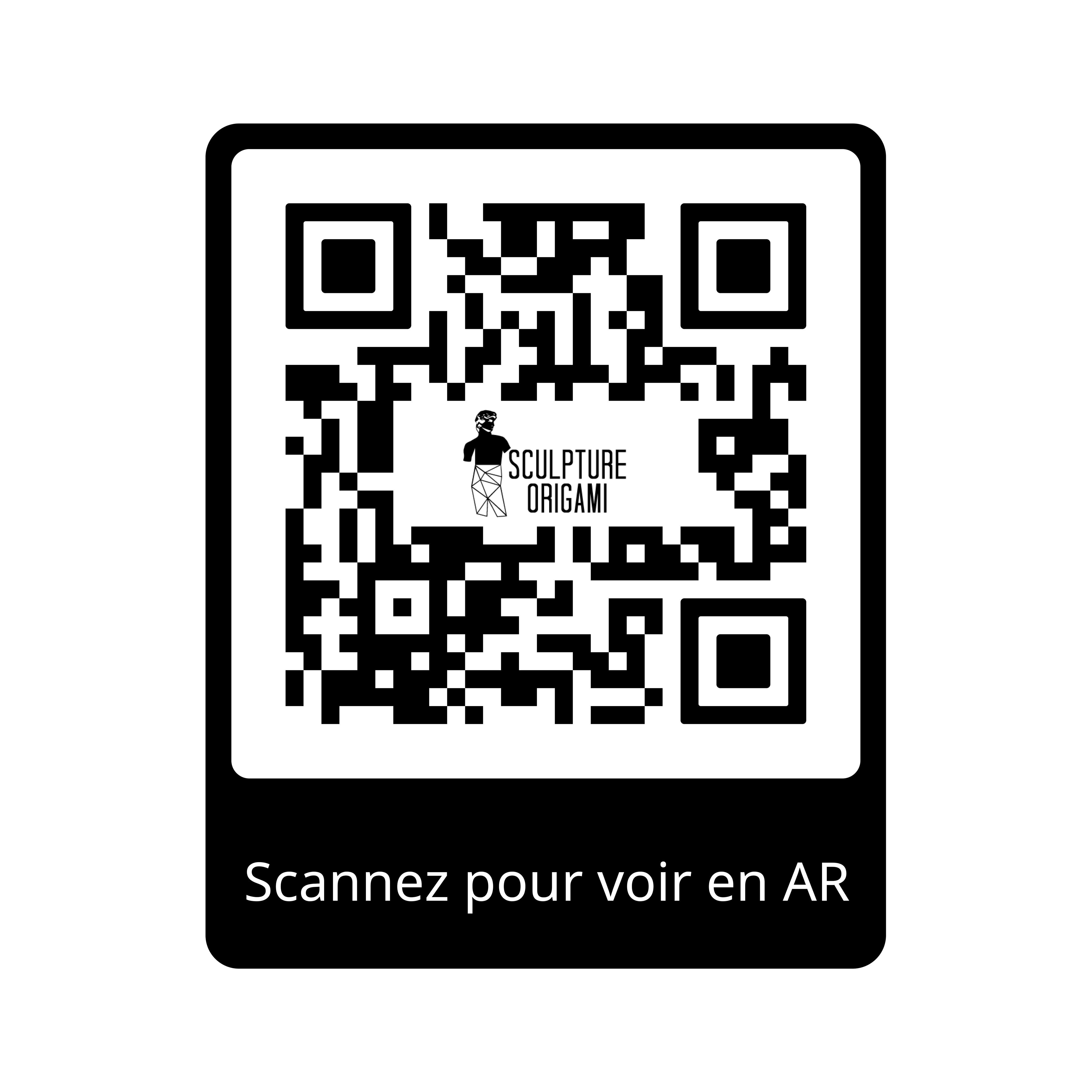 Sculpture Tête de Bison en Origami - Sculpture Origami