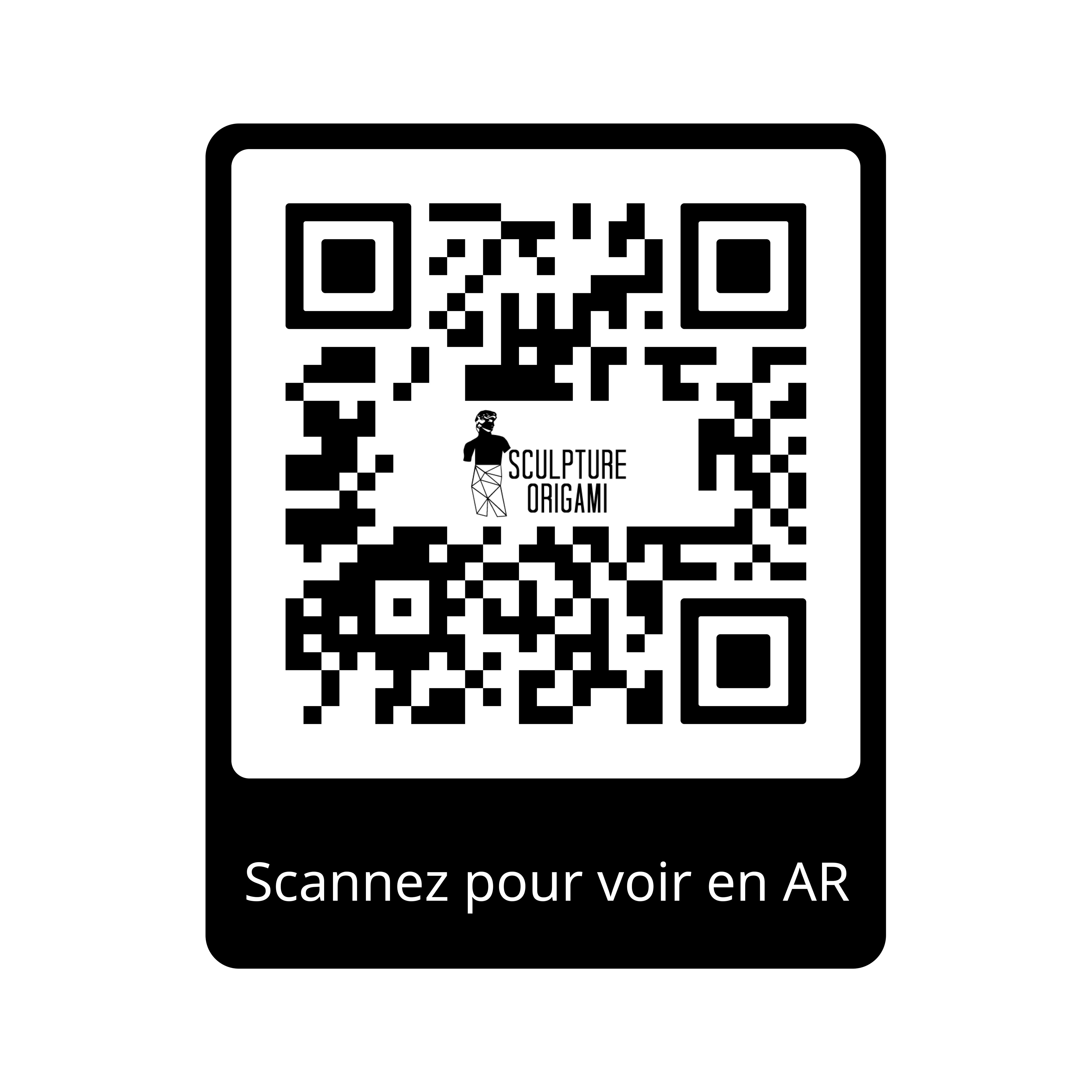 Sculpture Tête de Gorille Design Géométrique - Sculpture Origami