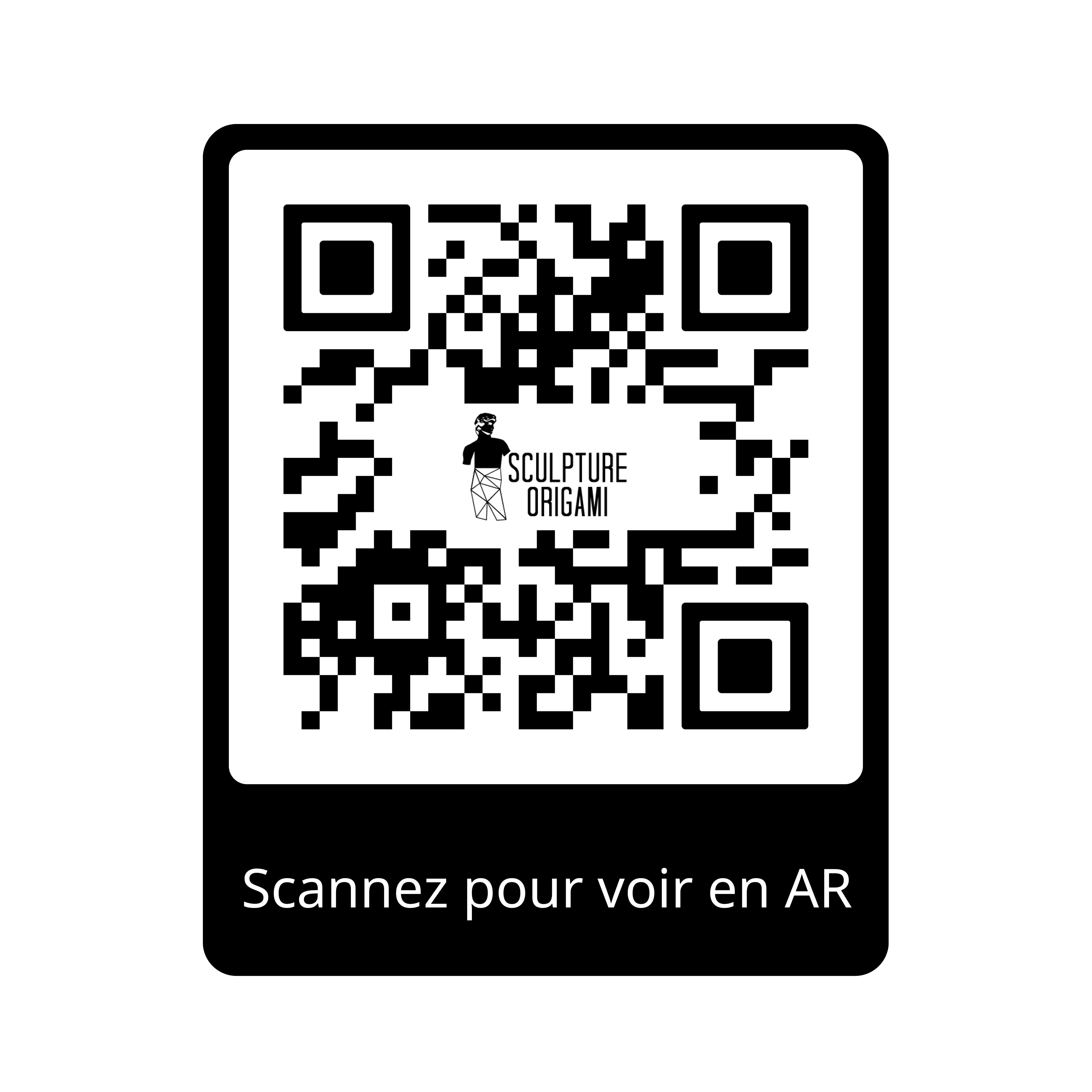 Sculpture Torse de King Kong Polygone - Sculpture Origami