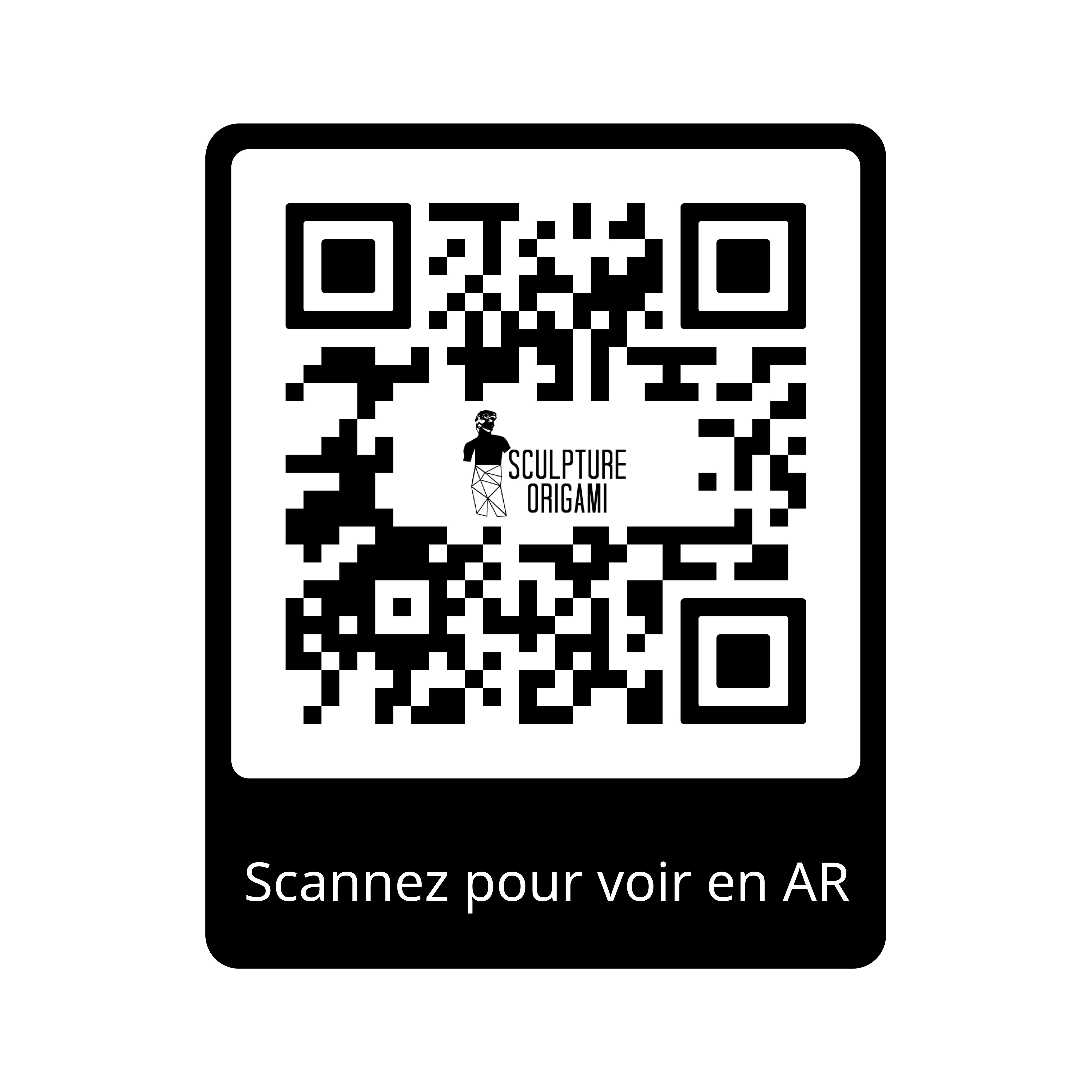 Statue Doberman Polygone - Sculpture Origami