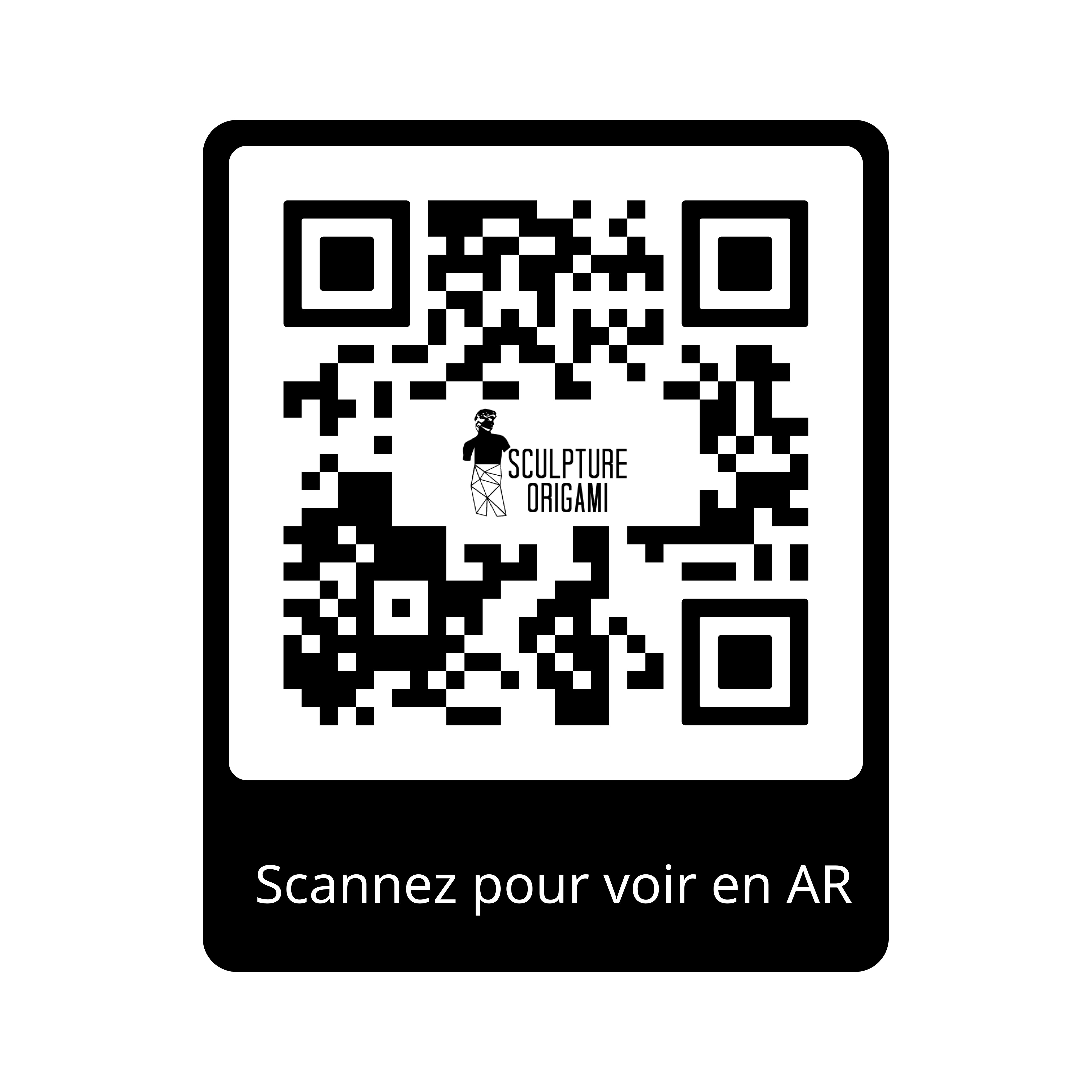 Statue de Cerf Géométrique - Sculpture Origami