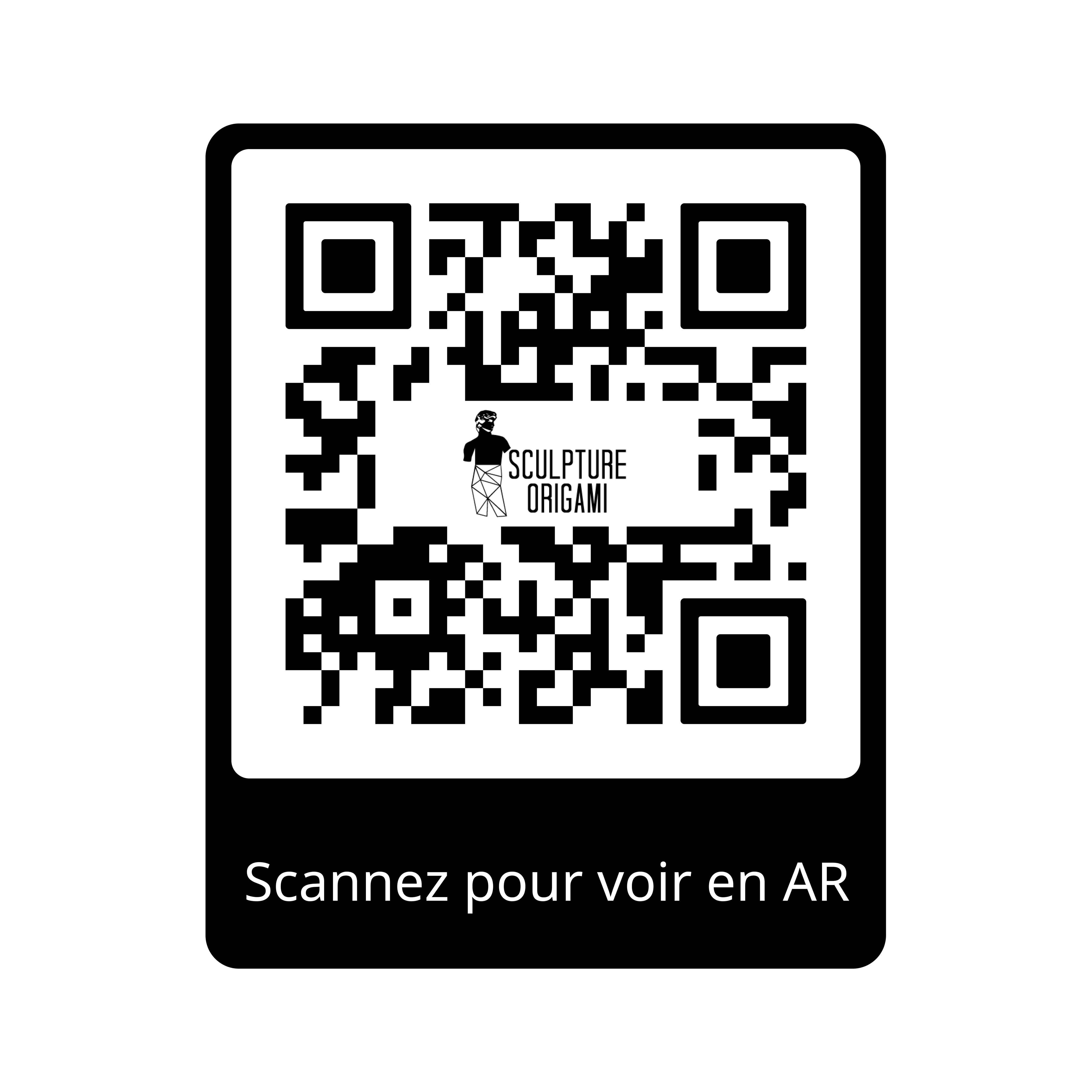 Statue panthère en origami - Sculpture Origami