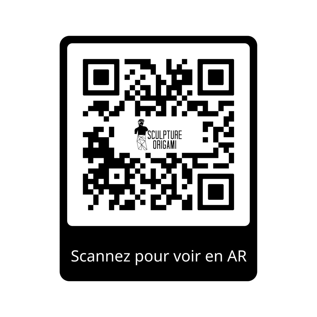 Trophée Tête de Cerf Origami