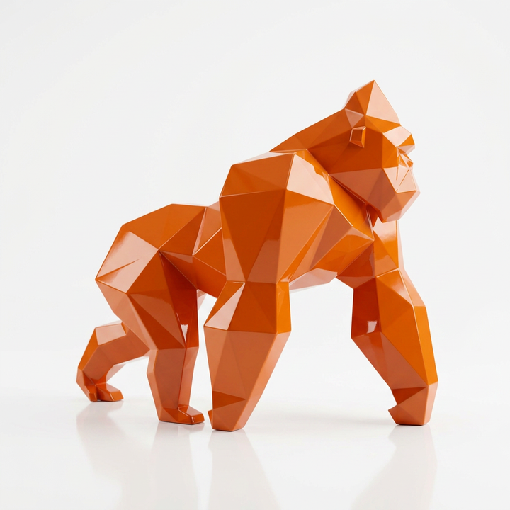 Grande Sculpture King Kong Minimaliste