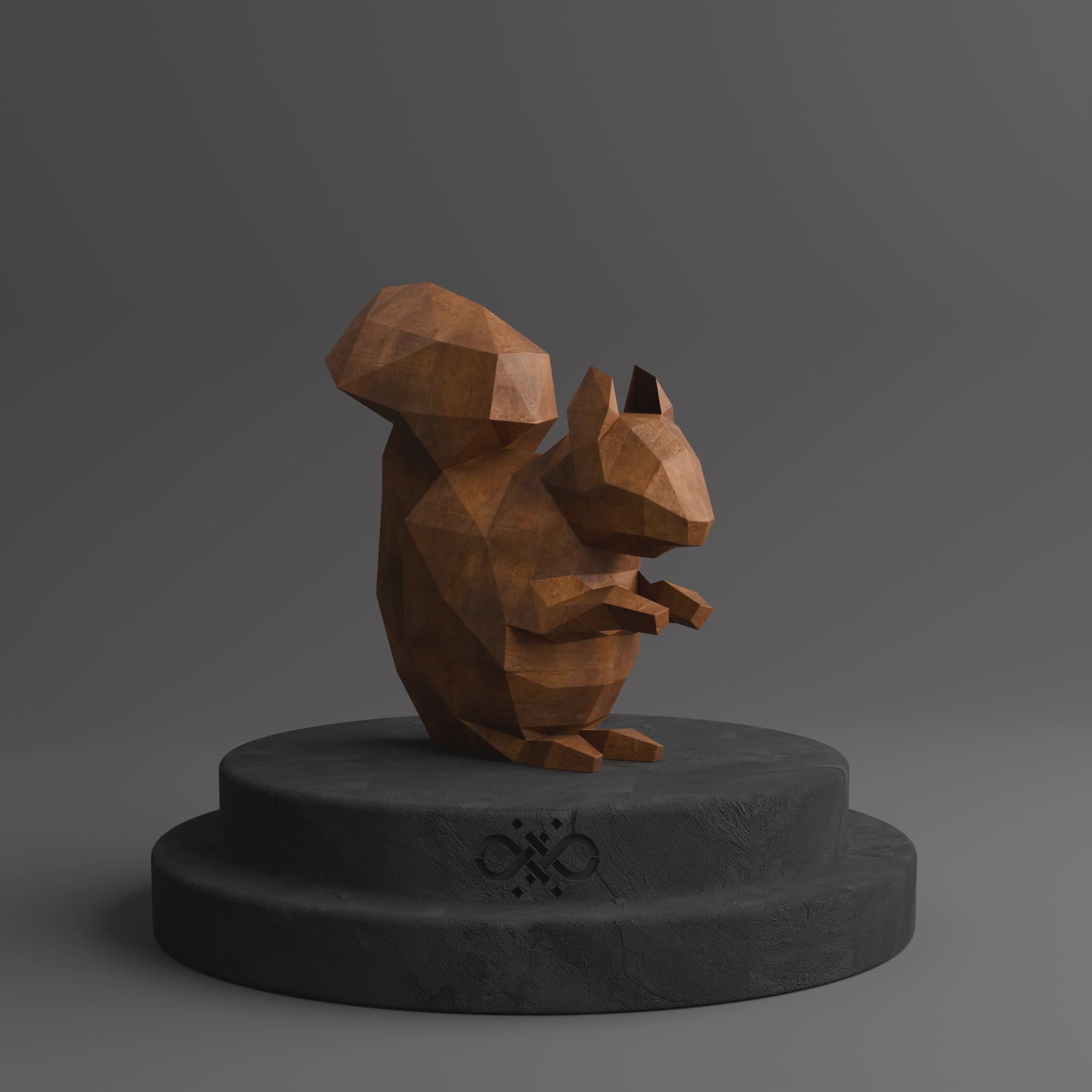 Squirrel Sculpture