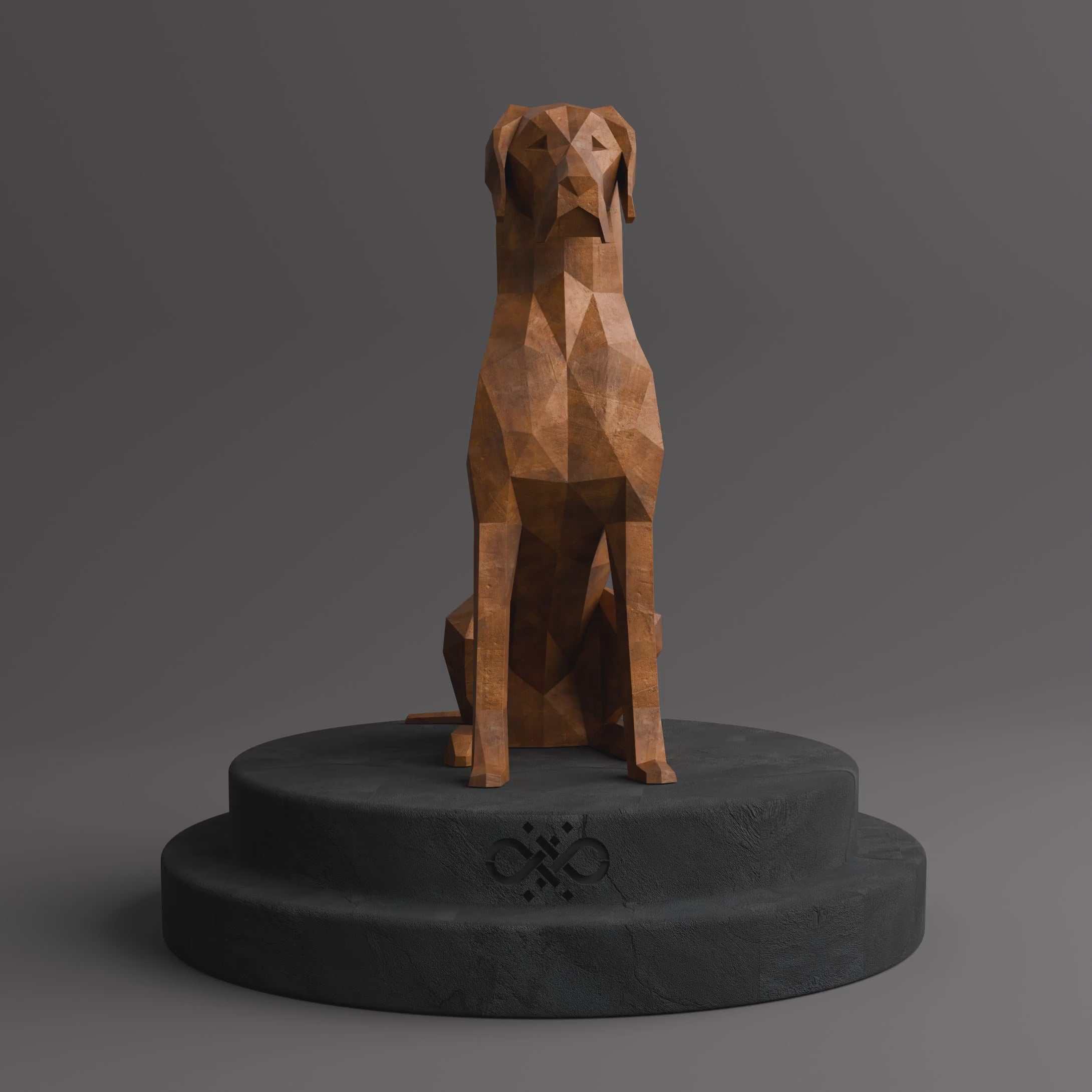 Sculpture Chien Allemand Origami