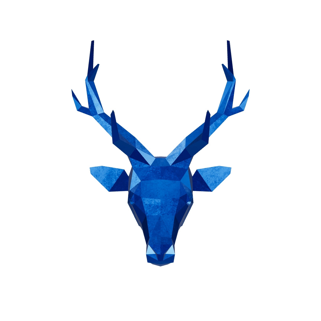 Trophée Tête de Cerf Origami