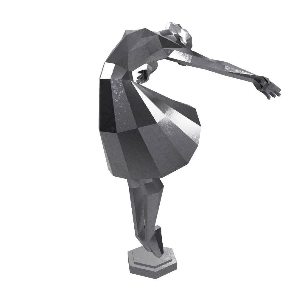 Sculpture Libération - Femme Dansante Style Origami