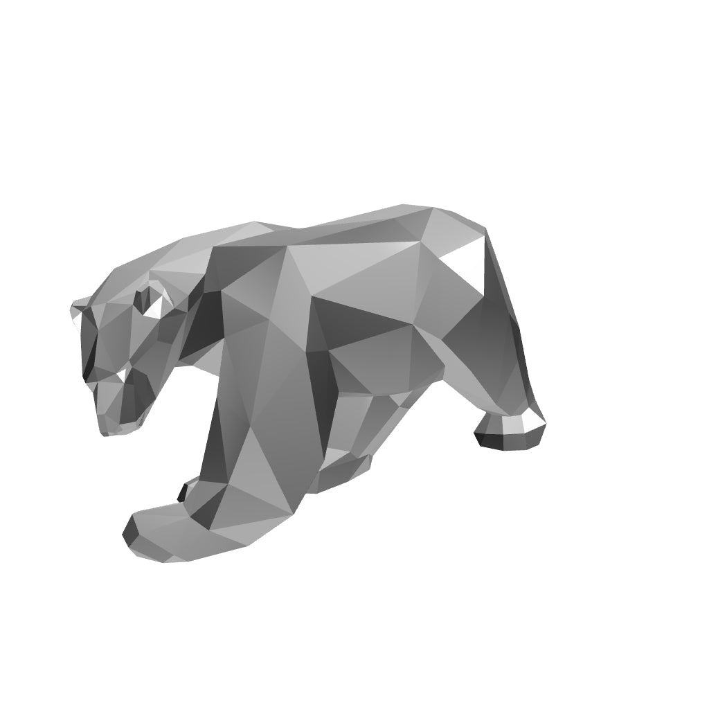 Sculpture Polygone Ours