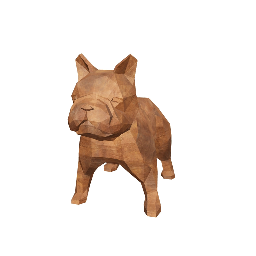 Sculpture Bulldog Origami
