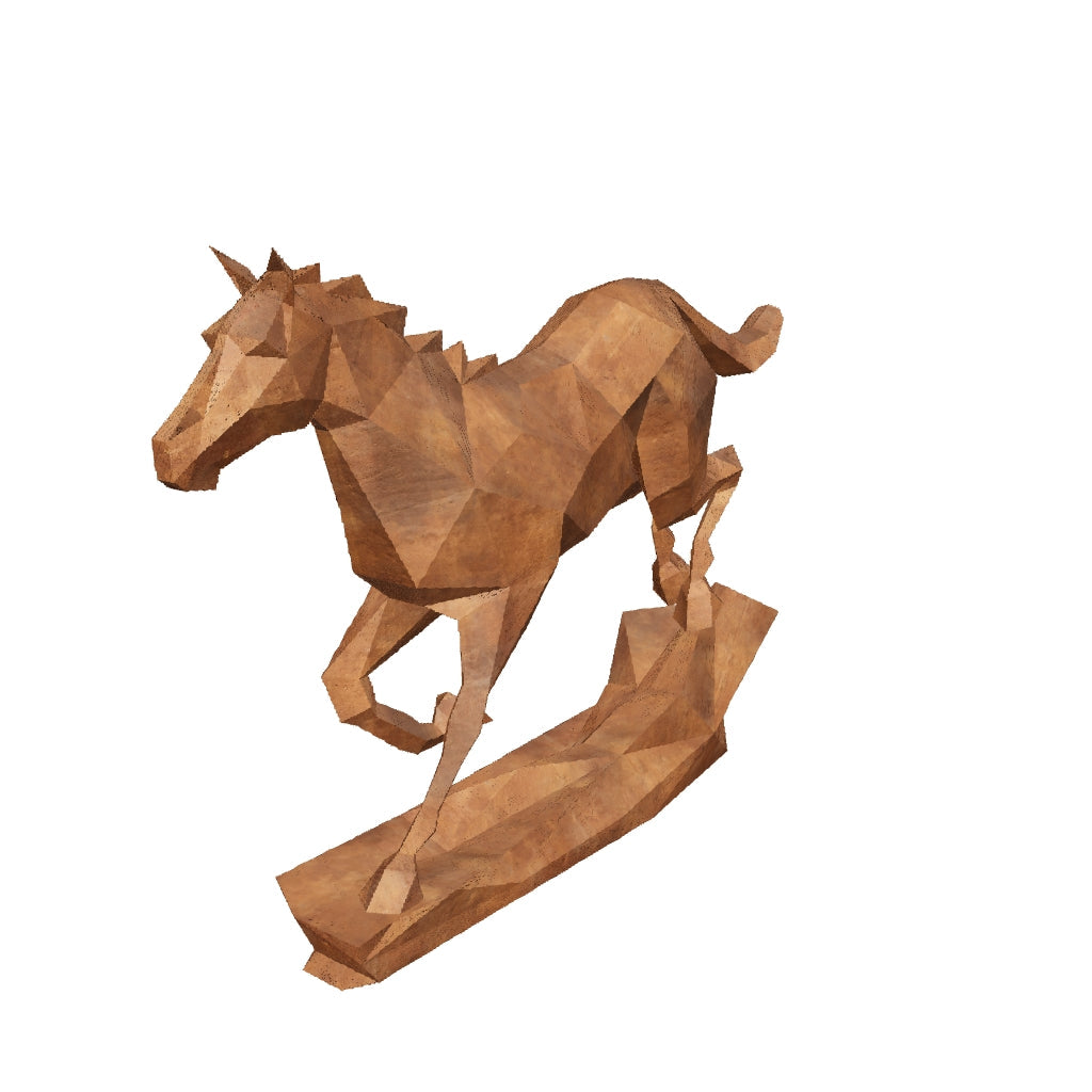 Sculpture Cheval Origami