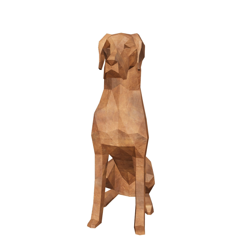 Sculpture Chien Allemand Origami