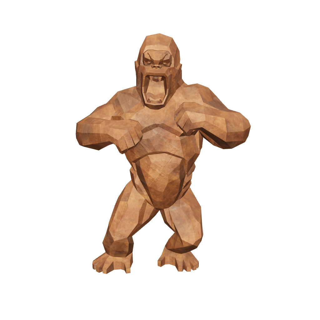 Sculpture Polygone de King Kong