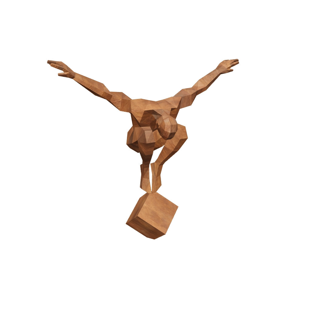 Sculpture Origami Polygonal Balance