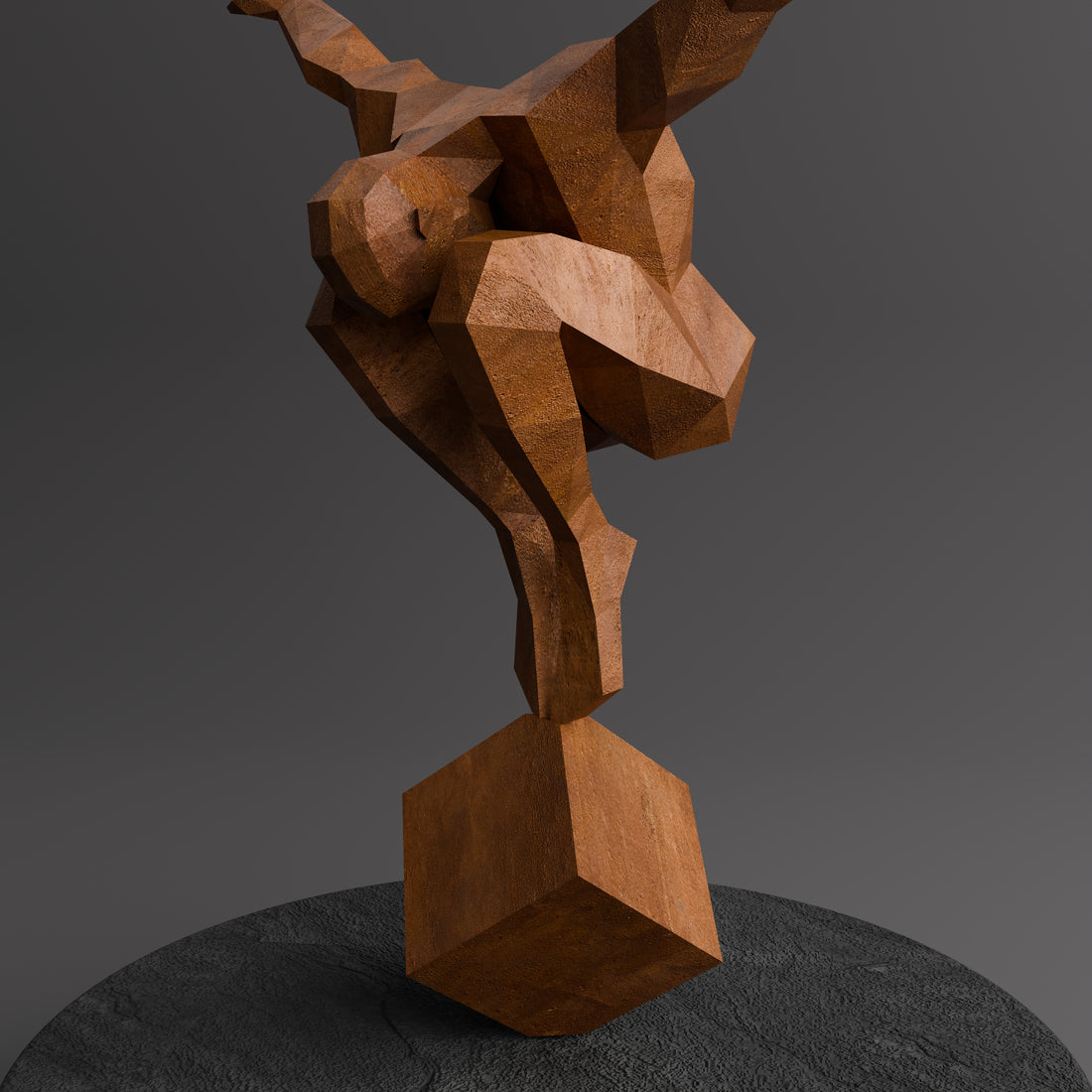 Sculpture Origami Polygonal Balance - Sculpture Origami